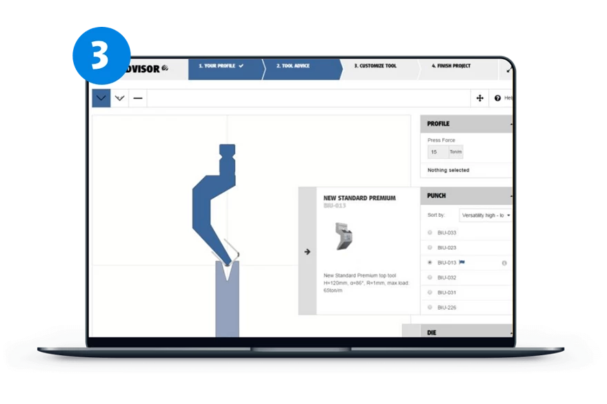 WILA Tool Advisor - step 3